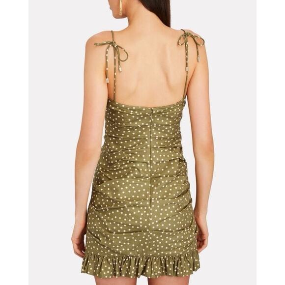 Significant Other Edie Polka Dot Cotton Mini Dress Sz 10 - Picture 6 of 13